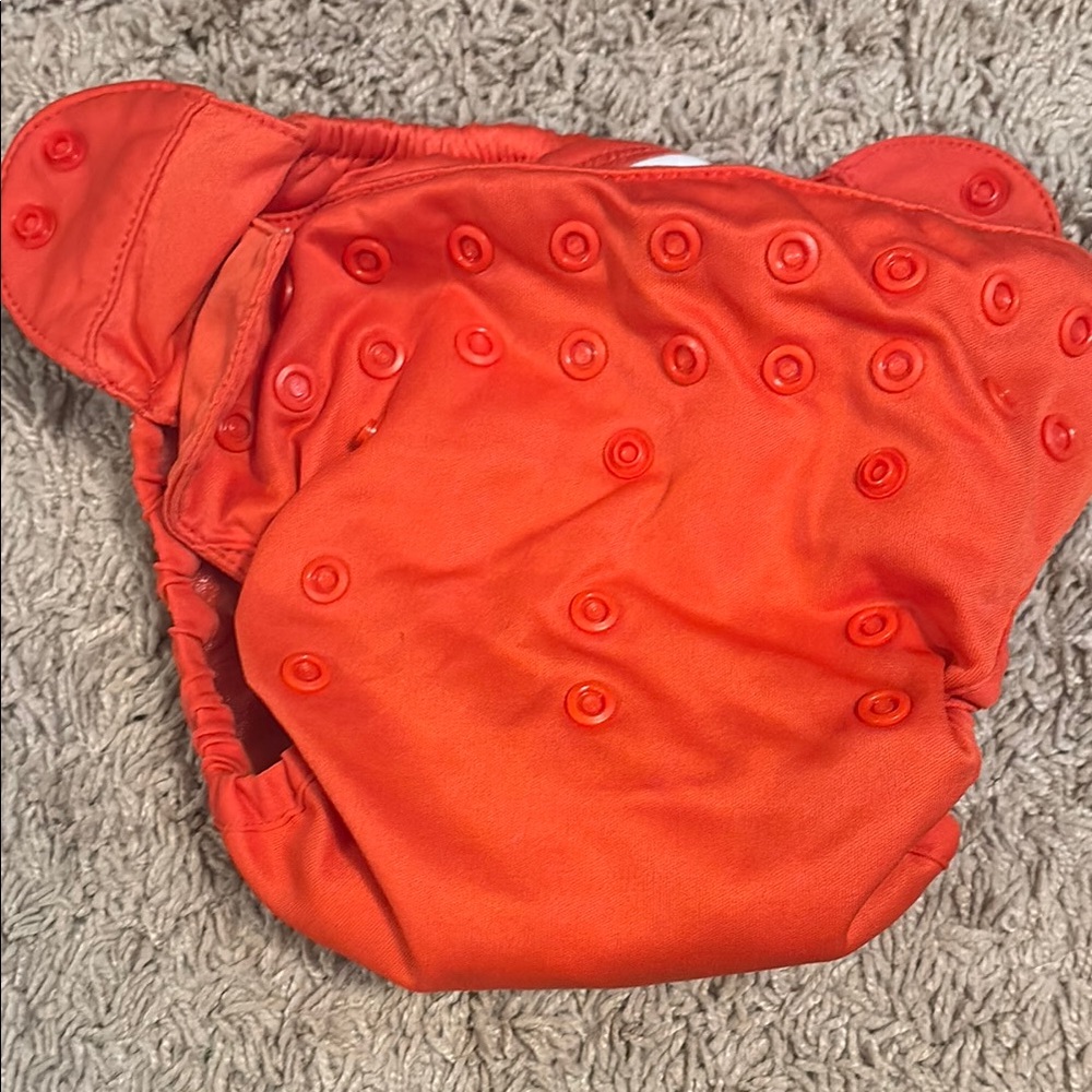 Orange Kids Cloth Diaper